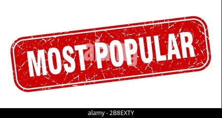Popularsj popular stamp. popular square grungy red sign Stock Vector Image & Art ...