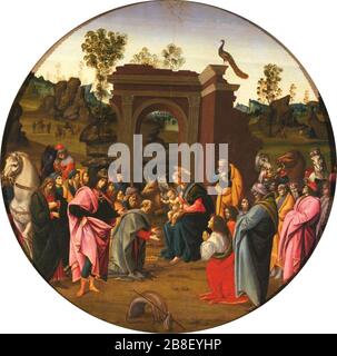 adoration of the Magi Bartolomeo di Giovanni Stock Photo - Alamy
