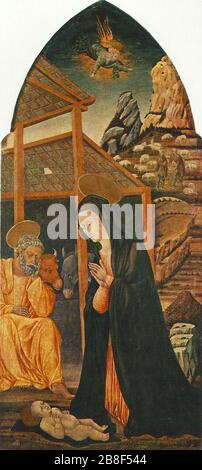Giovanni di Paolo - The Nativity Stock Photo - Alamy