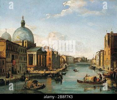 Giovanni Migliara - Venetian View Stock Photo