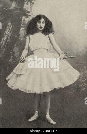 Giselle - Anna Pavlova,1903. Stock Photo