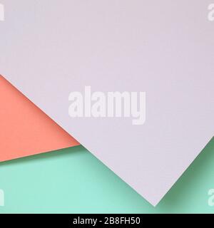 Abstract purple and pink, green color paper background Stock Photo