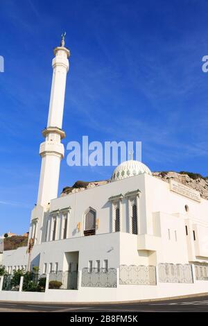 Mosque, Europa Point, Gibraltar, United Kingdom, Europe Stock Photo