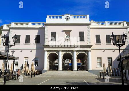 John McIntosh Square, Gibraltar, United Kingdom, Europe Stock Photo