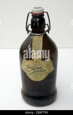 vintage Altenmonster bier bottle, Stock Photo