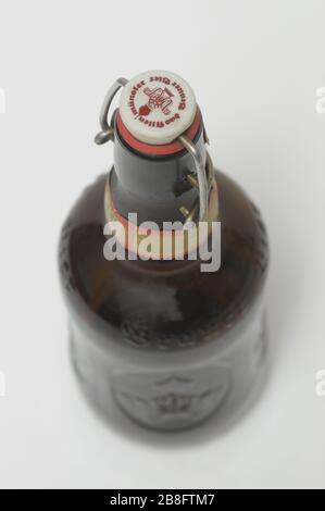 vintage Altenmonster 50cl ambar glass bier bottle, Stock Photo