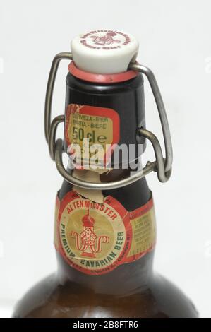vintage Altenmonster bier bottle, Stock Photo