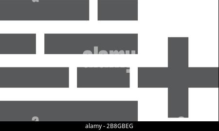 Add list vector icon symbol isolated on white background Stock Vector