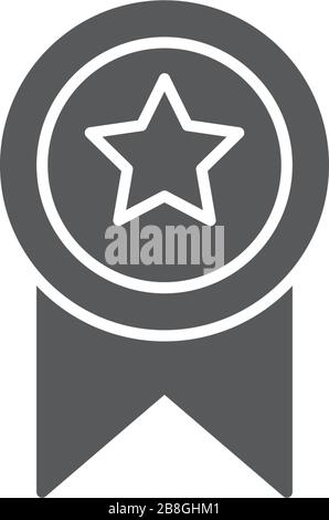 Achievement Badge icon single line art from line vector art isolated ...