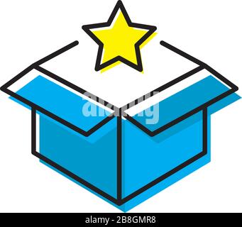 magic box star icon Element of magic for mobile concept and web apps icon  Thin line icon for website design and development Stock Vector Image & Art  - Alamy