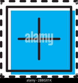 Add new vector icon isolated on white background Stock Vector