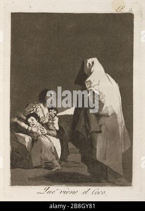 Goya - Que viene el coco (Here Comes the Bogey-Man). Stock Photo