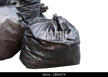 https://l450v.alamy.com/450v/2b8ha7a/waste-garbage-bags-plastic-piled-on-a-white-background-2b8ha7a.jpg