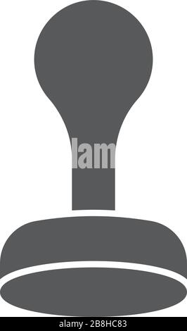 stamp vector icon concept, isolated on white background Stock Vector