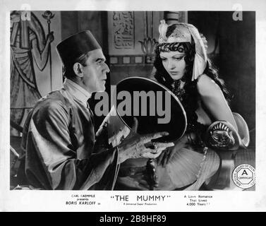 ZITA JOHANN, BORIS KARLOFF, THE MUMMY, 1932 Stock Photo - Alamy