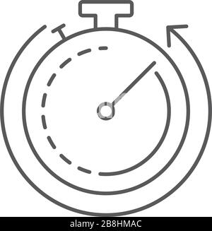 history vector icon concept, isolated on white background Stock Vector
