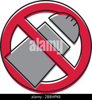 Sodium free food label vector icon symbol isolated on white background Stock Vector