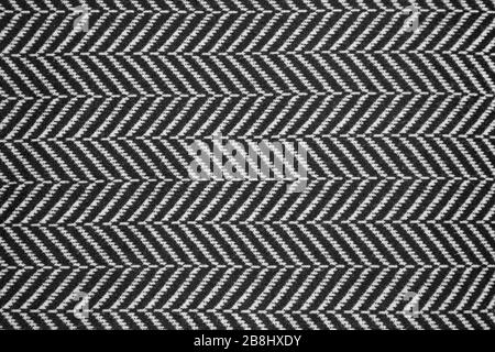 black & white linen texture Stock Photo