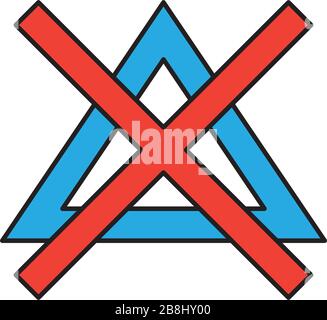 Do not bleach, wash machine sign vector isolated on white background Stock Vector