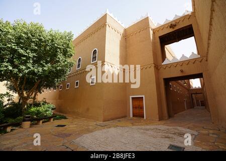 Riyadh - Riyadh / Saudi Arabia - March 07  2020: View of The Murabba Palace Qasr al Murabba is Historic Building Stock Photo