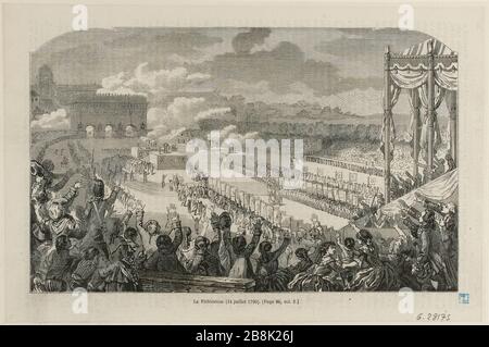 FESTIVAL OF THE FEDERATION, JULY 14, 1790 FIELD DE MARS Charles