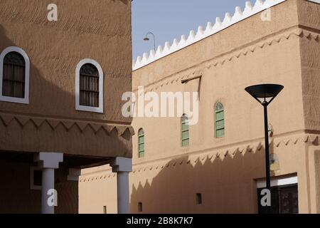 Riyadh - Riyadh / Saudi Arabia - March 07  2020: View of The Murabba Palace Qasr al Murabba is Historic Building Stock Photo