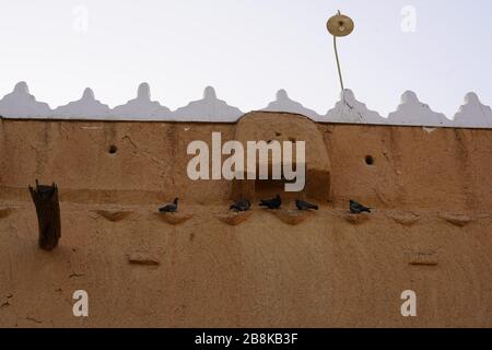 Riyadh - Riyadh / Saudi Arabia - March 07  2020: View of The Murabba Palace Qasr al Murabba is Historic Building Stock Photo