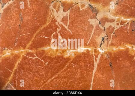 Red, orange and yellow marble texture. Stone background seamless pattern Stock Photo