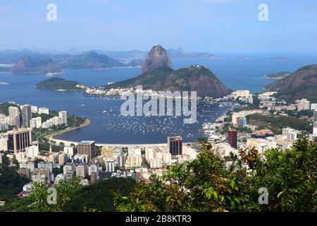 Sugarloaf Mountain - Rio de Janeiro Brazil Stock Photo