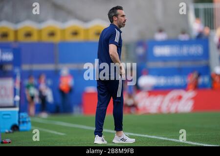 FRISCO. USA. MAR 11:  Spanish coach Jorge Vilda during the 2020 SheBelieves Cup Women's International friendly football match between England Women vs Spain Women at Toyota Stadium in Frisco, Texas, USA. ***No commericial use*** (Photo by Daniela Porcelli/SPP) Stock Photo