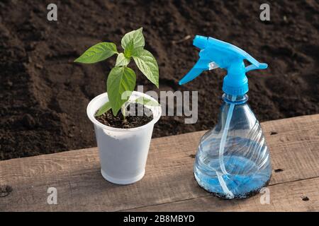 Download Blue Transparent Spray Bottle With Drops On A White Background Stock Photo Alamy Yellowimages Mockups