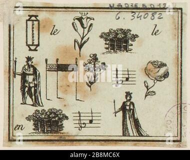 Rebus. (TF) Stock Photo