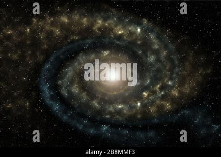Andromeda twirl in the galaxy Elements of this image furnished by NASA Stock Photo