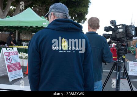 Farmer's Market, Mar Vista, CA Stock Photo