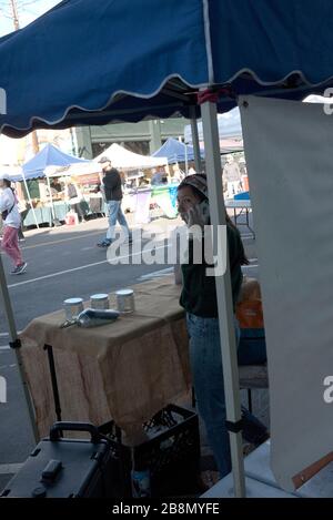 Farmer's Market, Mar Vista, CA Stock Photo