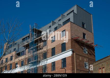 Refurbishment of Stanley House Studios, Stanley Gardens, Acton, London, W3 Stock Photo