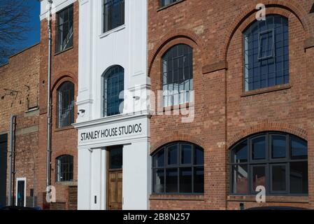 Refurbishment of Stanley House Studios, Stanley Gardens, Acton, London, W3 Stock Photo