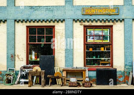 Station General Store LLC, Union Depot, 400 Allegheny Street, Huntingdon, PA Stock Photo