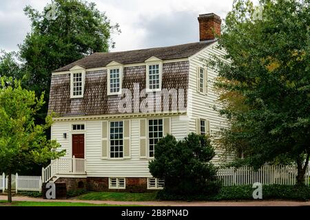 Colonial Williamsburg William Lightfoot House Stock Photo - Alamy