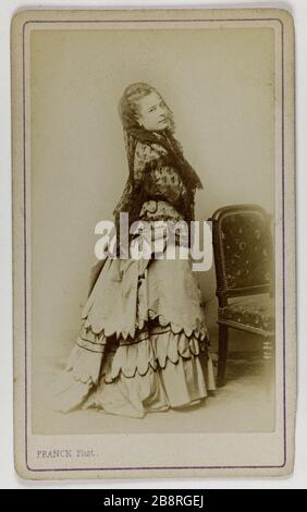 Portrait of Adele (dancer) Franck (François Gobinet de Villechole, dit ...