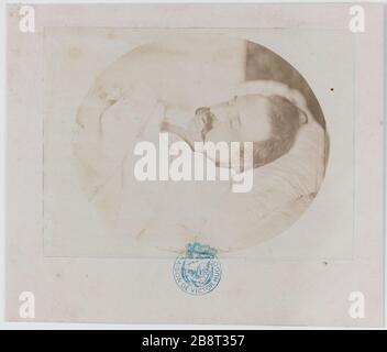 VICTOR HUGO IN HER BED DEATH Victor Hugo sur son lit de mort (joint au ...