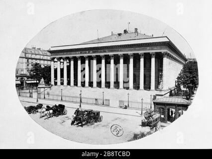 THE STOCK EXCHANGE La Bourse. Paris (IIème arr.). Paris, musée Carnavalet. Stock Photo