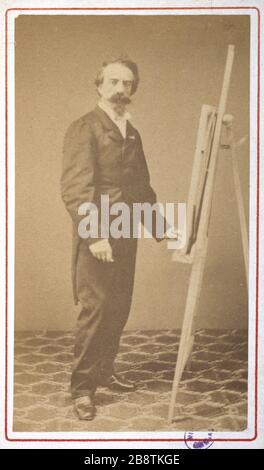 Business Card Carpeaux Standing Facing An Easel Carte De Visite De Carpeaux Debout Face A Un Chevalet 1869 Photographie Paris Musee Carnavalet Stock Photo Alamy
