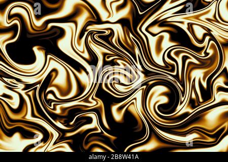 copper melting fluid abstract background. Gold or copper material. Stock Photo