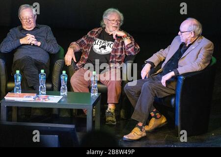 The Goodies Reunite to celebrate 50 year Anniversary Stock Photo