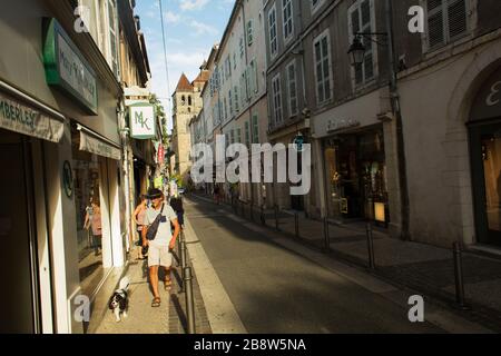 Cahors, Òlt, Occitania (Lot, France) Stock Photo