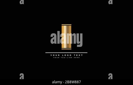 Letter I, II logo icon design template elements Stock Vector