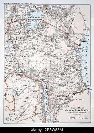 colonialism, German colony East Africa (Tanzania) suppression of the ...