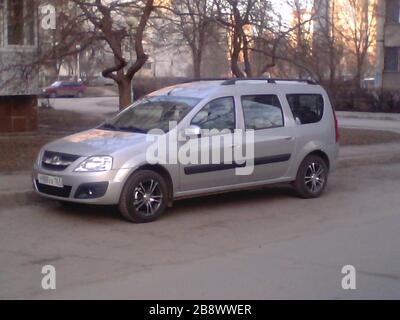 Car Lada Largus In The Yard Of The Streets In The City Of Tolyatti Russiad Nƒn N Dºd D D D N D D D D D D Nœ D D D D D D N D Nƒn D D D D D N Dµ Nƒd D N D D D N D D Dµ D D D Nœn N N D 11 December 2012