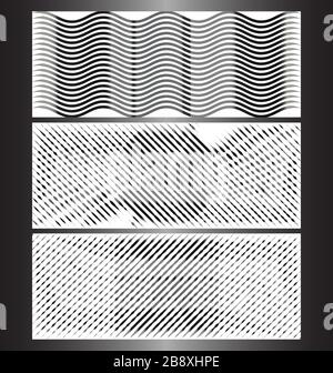 Abstract technology banner templates for creative design work Stock Vector